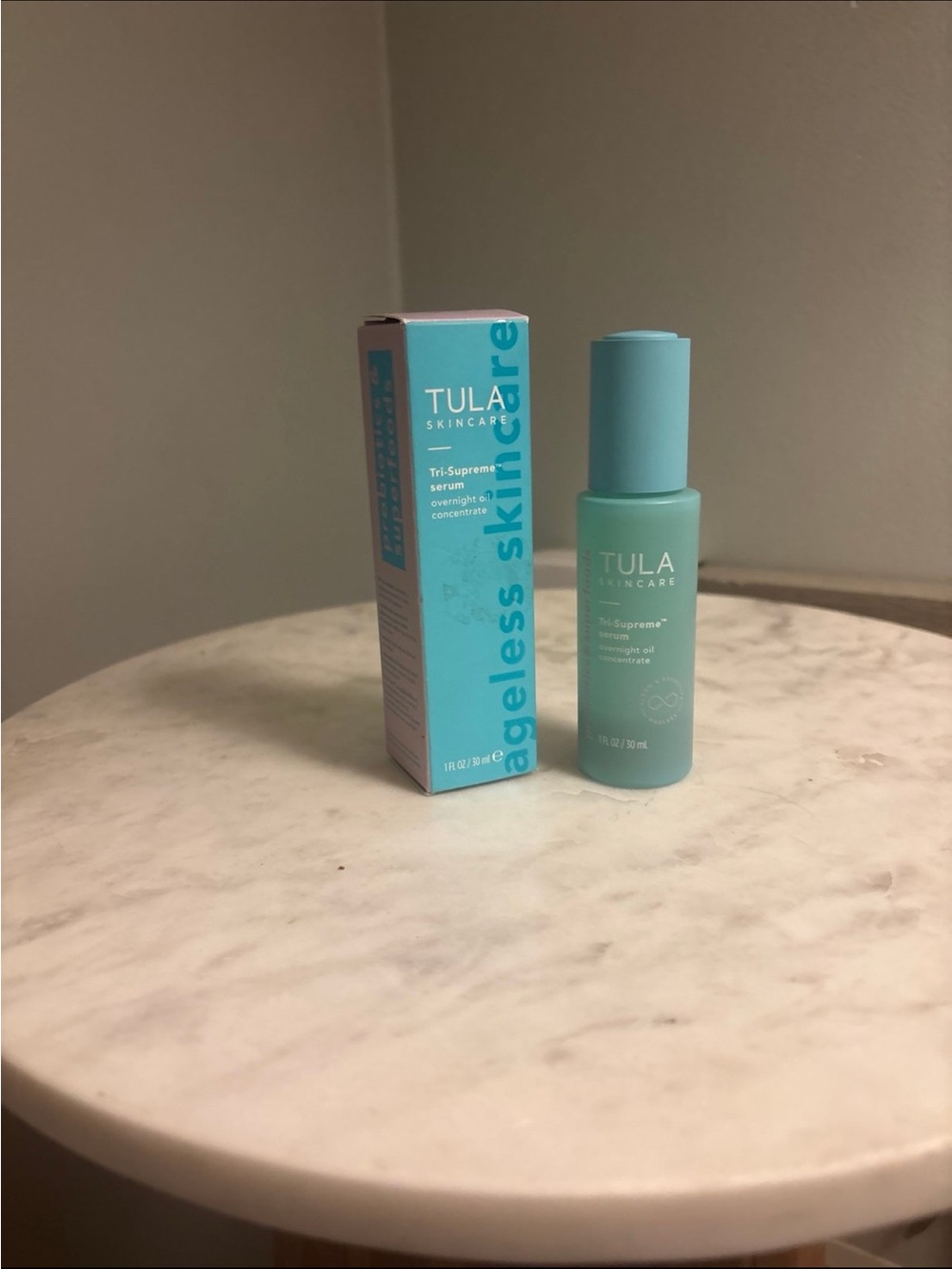 TULA Skincare Tri-Supreme serum overnight oil concentrate